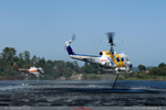Ecopage pompage hélicoptère lutte contre le feux sud de la France HBE 