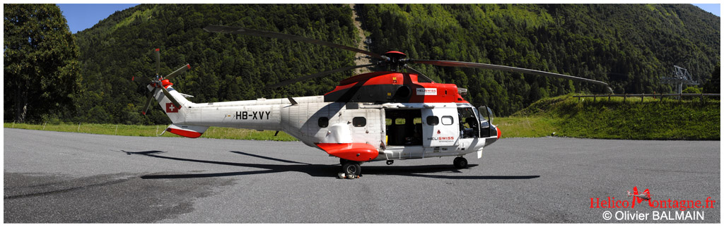 Hlicoptre Super Puma AS 332 C1 - HB-XVY Heliswiss International SAVOIE France