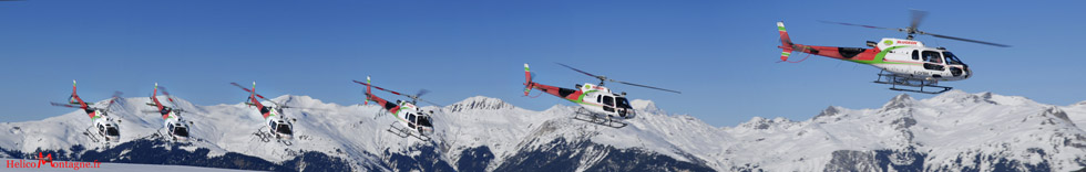 Hélicoptère H125 - AS 350 B3. BLUGEON Hélicoptère spécialiste levage par hélicoptère - Décollage Courchevel SAVOIE