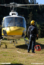 Transport de charge  Chamrousse 38 pour TDF. Matriel pour le passage  la TNT