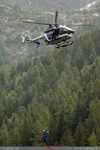 Treuillage EC 145 Gendarmerie de Chamonix