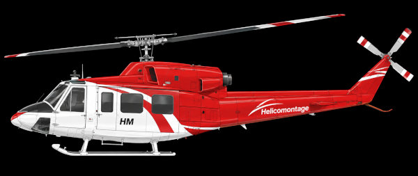 Hélicoptère Bell 212 et Bell 214 - Hélicoptère medium 2,5T